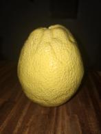 Citroen vaasje Des Pots., Geel, Aardewerk of Porselein, Ophalen of Verzenden, Zo goed als nieuw