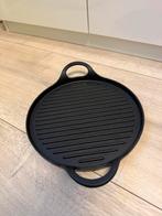 Gietijzeren grillplaat voor inductie, Ophalen of Verzenden, Zo goed als nieuw