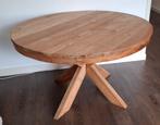 Tafel Teak, Huis en Inrichting, Tafels | Eettafels, Ophalen, Rond, Zo goed als nieuw, 100 tot 150 cm