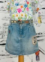 Gucci stretch denim geborduurd rokje maat 6, Meisje, Gucci EU, Zo goed als nieuw, Jurk of Rok