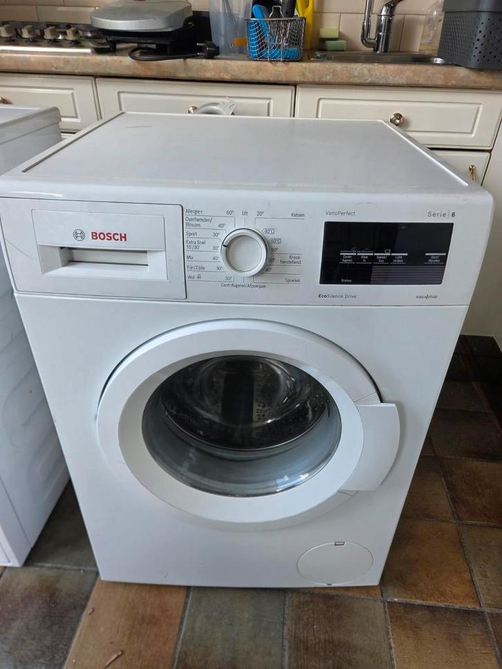 Bosch Serie 6 VarioPerfect Wasmachine - EcoSilence Drive, Witgoed en Apparatuur, Wasmachines, Gebruikt, Voorlader, 6 tot 8 kg