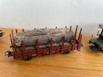 Marklin 4459 ,met boomstammen, Wisselstroom, Wagon, Ophalen of Verzenden, Zo goed als nieuw