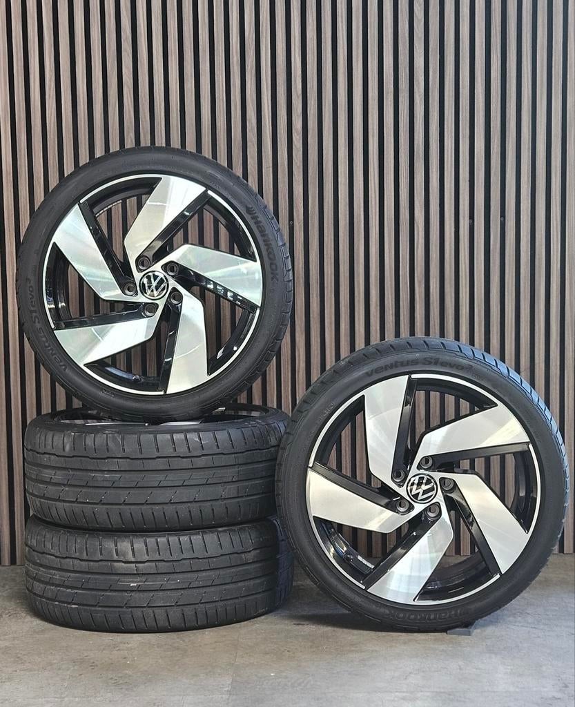 NETTE 18" Orig Volkswagen Golf Richmond Velgen+GOEDE Banden, Auto-onderdelen, Banden en Velgen, 18 inch, Gebruikt, Banden en Velgen