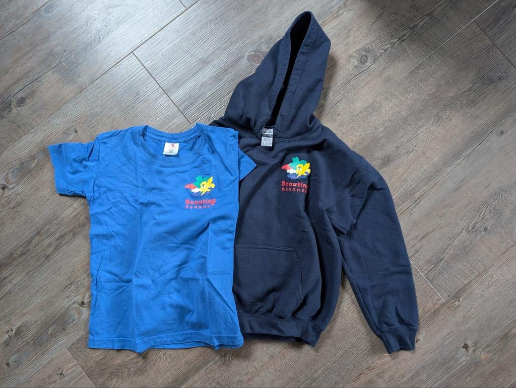 Trui en tshirt Scouting Berghem Maat M, Kinderen en Baby's, Ophalen of Verzenden, Zo goed als nieuw