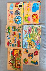 Houten Puzzels, Ophalen, Minder dan 10 stukjes, Zo goed als nieuw, 6 maanden tot 2 jaar