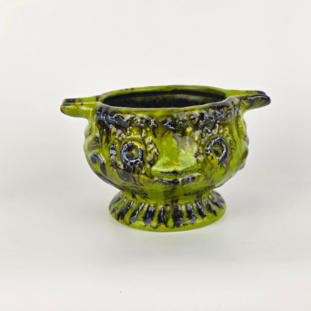 ZELDZAAM! Vintage West-Duitse Fat Lava plantenpot bakje 16 Ø, Ophalen