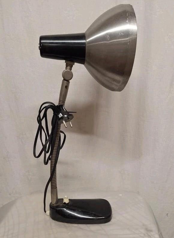 Vintage Hala bureaulamp - Werkend getest, Ophalen of Verzenden, Gebruikt, Metaal, Vintage, Industrieel, Retro