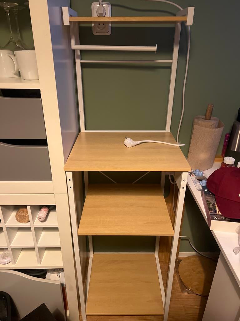 VASAGLE Keukenrek Koffiebar met Stopcontacten - Nieuw!, Huis en Inrichting, Ophalen, Overige typen, Hout, Nieuw