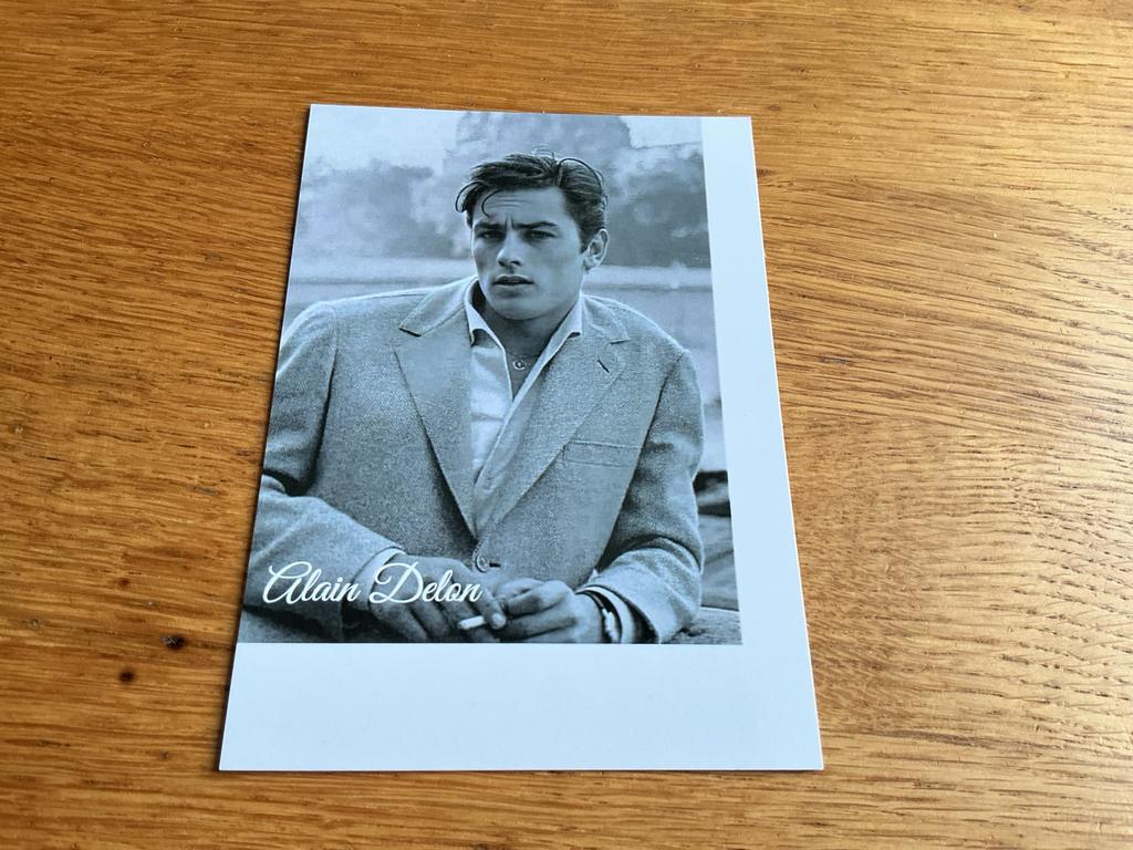 A57 Alain Delon, Ophalen of Verzenden, Foto of Kaart