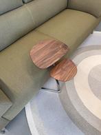 Nieuw Leolux Portello bijzettafel noten hout design Tafel, Minder dan 55 cm, Nieuw, Ophalen of Verzenden, Rechthoekig