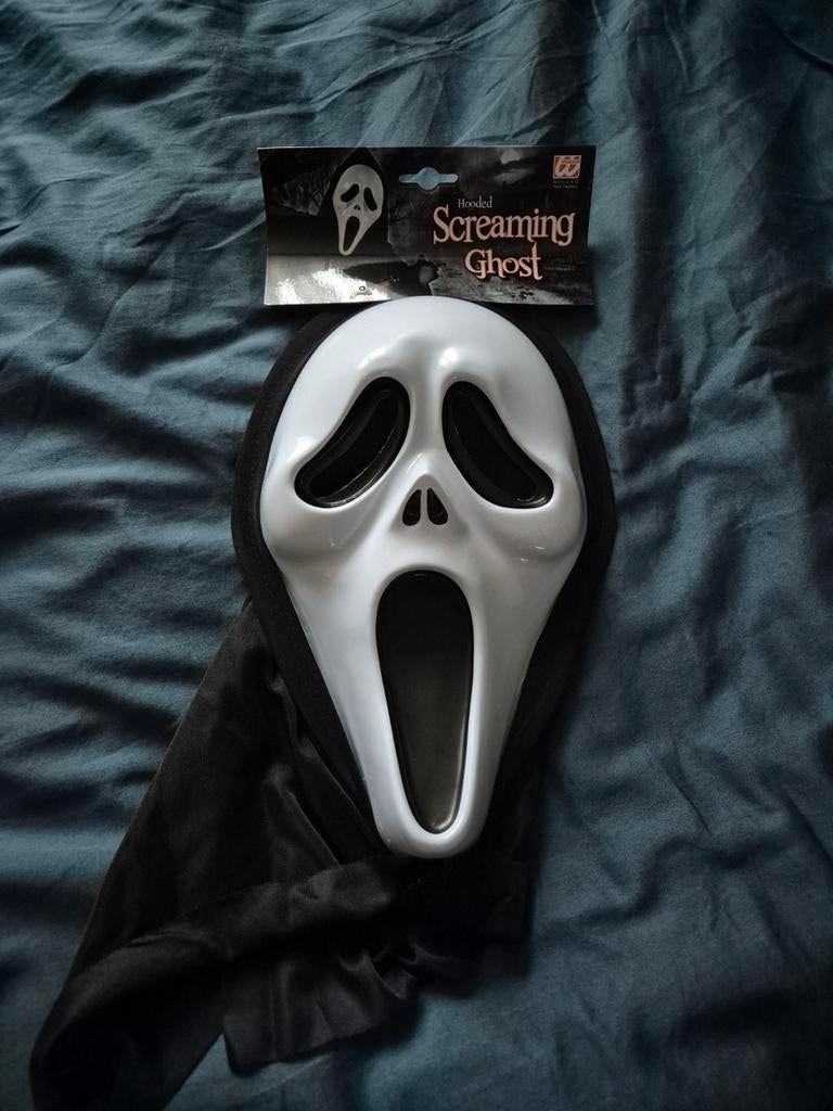 Murder Face ghost masker, Nieuw, Overige maten, Ophalen of Verzenden, Halloween