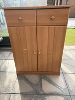 (GRATIS) Beuken fineer kast met laden, Huis en Inrichting, Kasten | Kledingkasten, Ophalen, Gebruikt, Met deur(en), 100 tot 150 cm