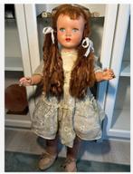 Antieke grote pop, 77 cm groot, Ophalen of Verzenden, Zo goed als nieuw, X, Pop