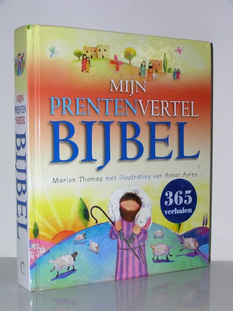 Marion Thomas - Mijn prenten vertelbijbel met 365 verhalen, Ophalen of Verzenden, Gelezen, Christendom | Katholiek