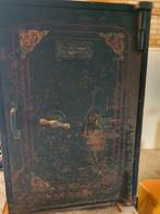 Antieke John Lowe Kluis - Originele Lak, 1860 Manchester, Huis en Inrichting, Brandblussers en Brandkasten, Ophalen, Gebruikt