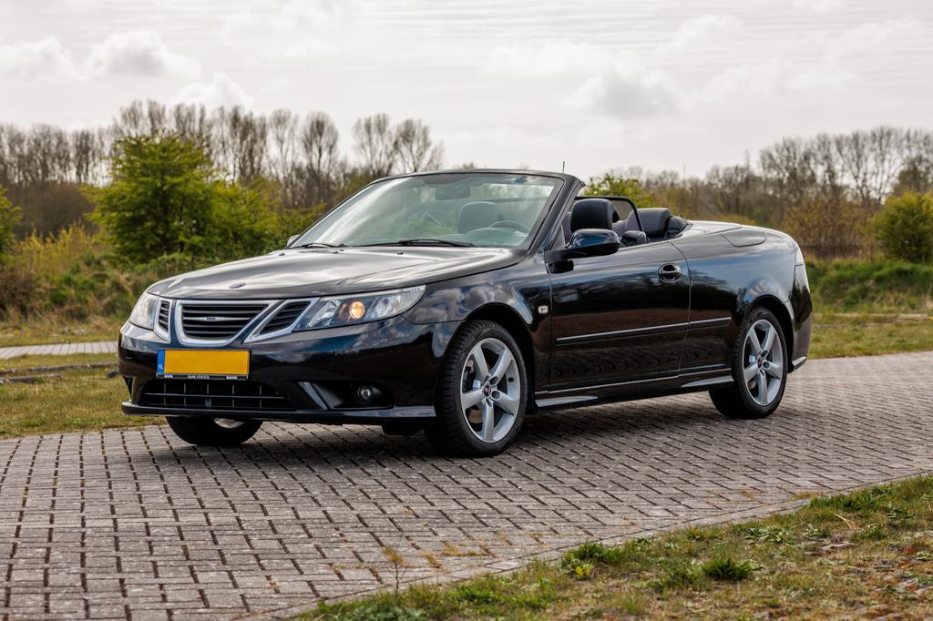 Saab 9-3 cabrio 1.8t Vector 175 pk leder/acc/, Auto diversen, Ophalen of Verzenden