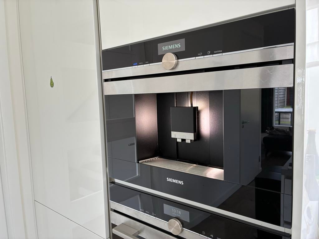 Siemens CT636LES1/04 inbouw koffiezetapparaat, Ophalen, Gebruikt, 10 kopjes of meer, Koffiemachine