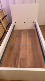 Bed wit 90x200 Ikea Malm 2 stuks, Ophalen, Gebruikt, 90 cm, Eenpersoons