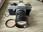 Praktica L met een Aicoset - P 1: 2.8 1 = 135 Lens., Ophalen of Verzenden, Zo goed als nieuw, Spiegelreflex, Overige Merken