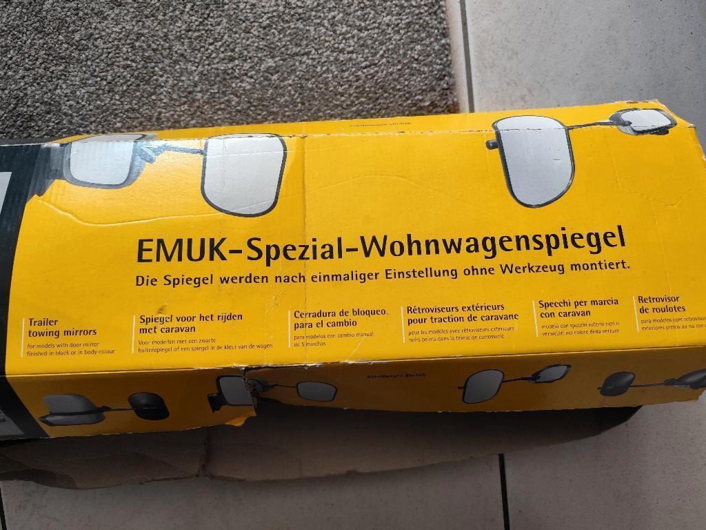 Emuk caravan spiegels I.z.g.st VW, Seat, Skoda, Ophalen, Gebruikt, Seat