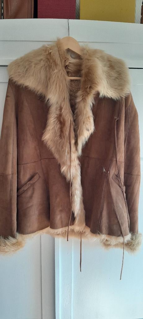 Suede jasje, Maat 38/40 (M), Bruin, Verzenden, Jasje