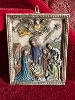 Antiek Religieus Wassen Wandicoon ❤️ Kerstgroep, Ophalen of Verzenden