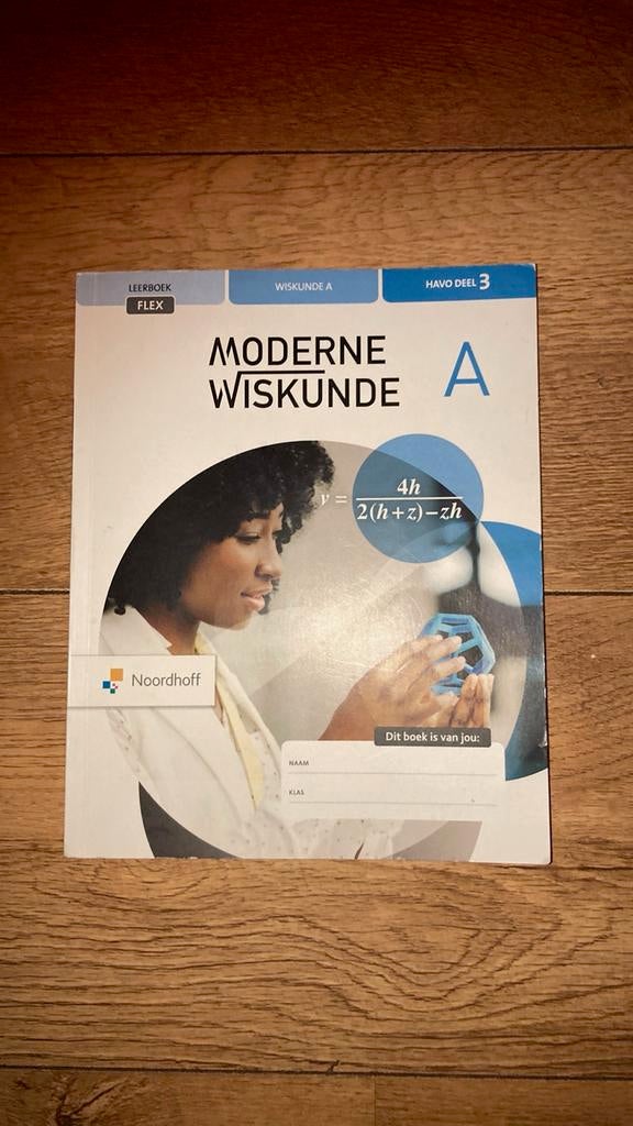 Moderne Wiskunde A HAVO Deel 3 - Noordhoff, Boeken, Ophalen of Verzenden, Beta, Gelezen, HBO