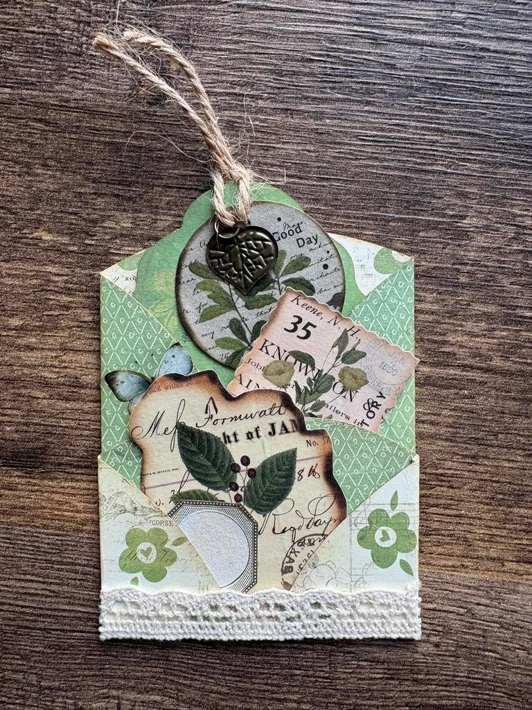 Pocket met ephemera, Hobby en Vrije tijd, Scrapbooking, Ophalen of Verzenden, Zo goed als nieuw, Frame of Mal