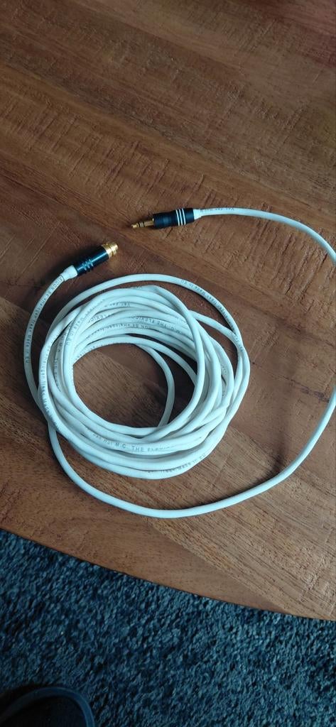 Van den Hul audiokabel 3.5mm jack naar female, Ophalen of Verzenden, Zo goed als nieuw, 2 tot 5 meter, Interlink-kabel