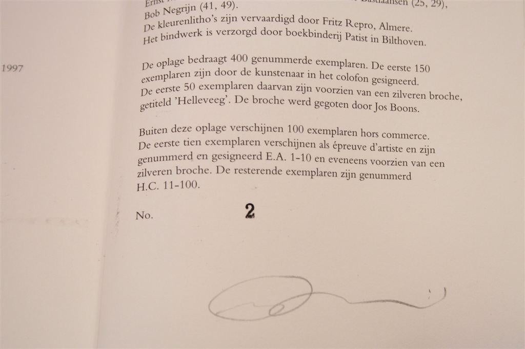 Uniek: Nicolas Dings [E.A. 2/10] — Gesigneerd met Broche, Ophalen of Verzenden, Gelezen