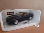 Ferrari 456 GT 1992 blauw-metallic van Bburago 1:18
