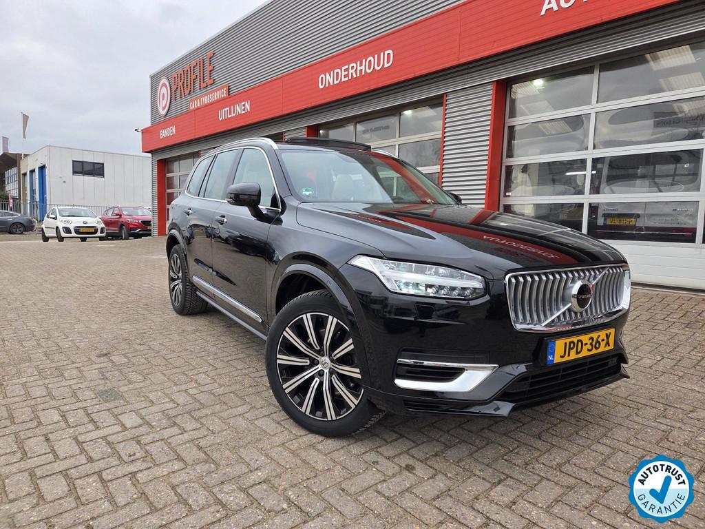 Volvo XC90 2.0 T8 Recharge AWD Plus Bright | Long Range | in, Gebruikt, 4 cilinders, 7 stoelen, Zwart