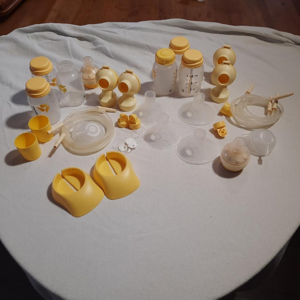 Medela Symphony kolfspullen set, Kinderen en Baby's, Babyvoeding en Toebehoren, Ophalen of Verzenden, Gebruikt, Borstkolf