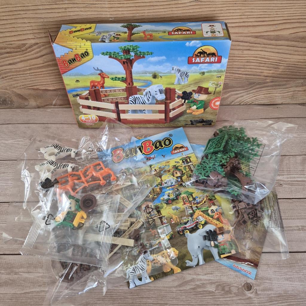 BanBao Safari – bouwstenen – set 6661, Ophalen of Verzenden, Nieuw, Overige merken