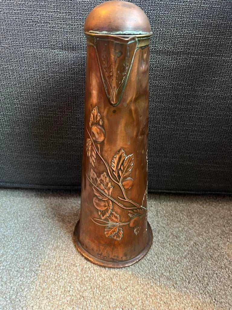 Oude koper koffie pot, Antiek en Kunst, Antiek | Koper en Brons, Ophalen of Verzenden