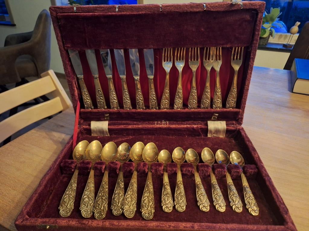 Bestek setjes met German S ingegraveerd, Ophalen of Verzenden