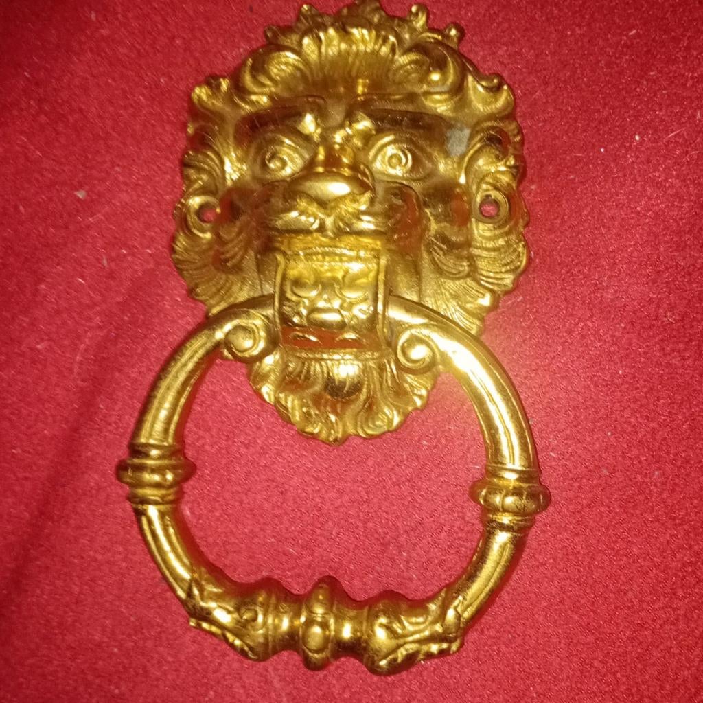 Zware deurklopper Leeuwenkop, Ophalen of Verzenden