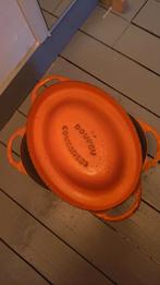 Gietijzeren Stoofpan uit Frankrijk, jaren 70, Huis en Inrichting, Keuken | Potten en Pannen, Ophalen, Gebruikt, Gietijzer, Koekenpan of Braadpan