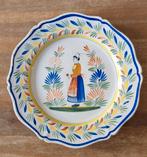 Handgeschilderd Henriot Quimper Bord - Bretonse Faience, Ophalen