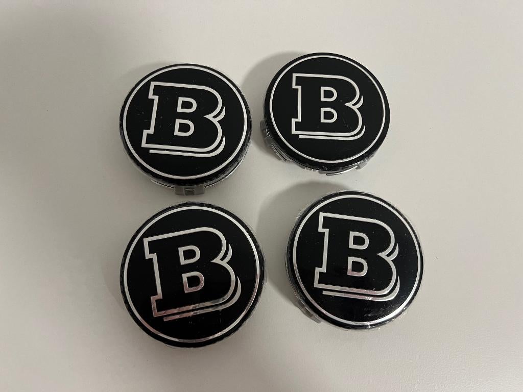 Brabus Mercedes Benz wiel naafdoppen naafkap wieldop 75mm, Auto diversen, Wieldoppen, Ophalen of Verzenden, Nieuw