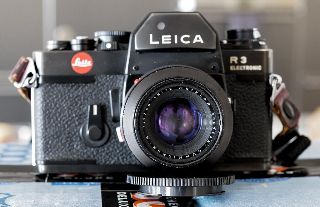 Leica R3 Electronic, summicron 50 mm, Audio, Tv en Foto, Fotocamera's Analoog, Ophalen, Gebruikt, Compact, Leica