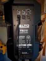 Alto TS210 actieve luidspreker met Behringer mixer, Ophalen of Verzenden, Gebruikt, 5 tot 10 kanalen, Microfooningang