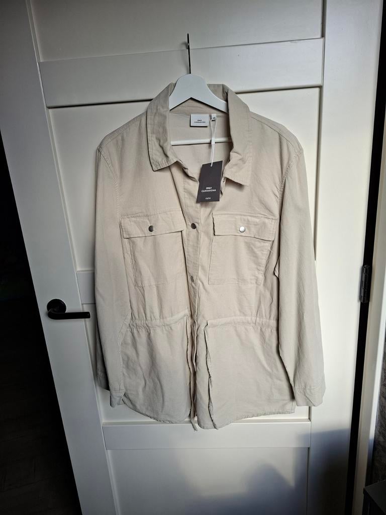 ONLY Carmakoma Corduroy Cargo Jasje - Nieuw met kaartjes, Kleding | Dames, Beige, Maat 46/48 (XL) of groter, Nieuw, Ophalen of Verzenden