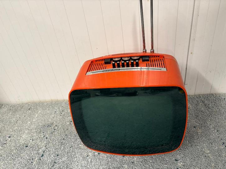 Indesit 12 inch CRT tv jaren 70-80, Audio, Tv en Foto, Vintage Televisies, Gebruikt, Minder dan 40 cm, Overige merken, Ophalen of Verzenden