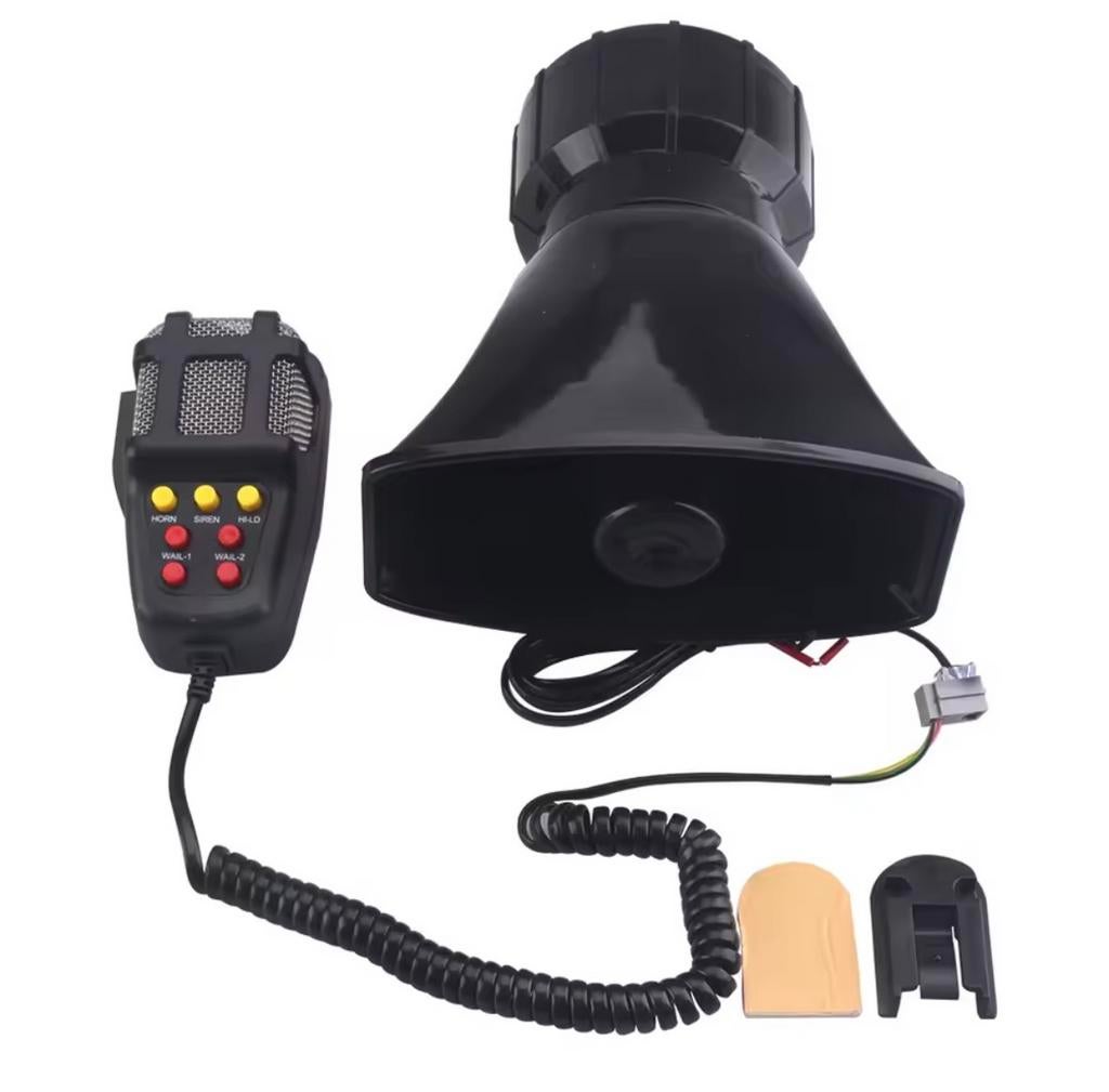 Mic PA Systeem 100W 108dB 7tonen politie megafoon, Ophalen of Verzenden, Nieuw