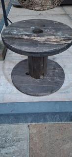 bijzet tafeltje haspel, Minder dan 55 cm, Gebruikt, Rond, Ophalen