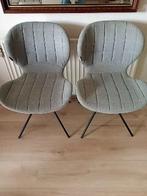 2 Zuiver stoelen - Grijs -opknappen beetje ingezakt, Huis en Inrichting, Stoelen, Ophalen, Twee, Zo goed als nieuw, Stof