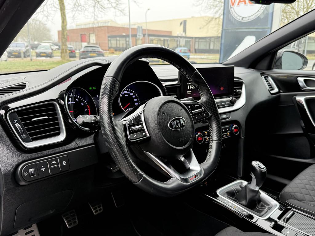 Kia Ceed Sportswagon BWJ 2021 | 1.0T 120PK GT-Line Business, Voorwielaandrijving, Gebruikt, Leder en Stof, Wit