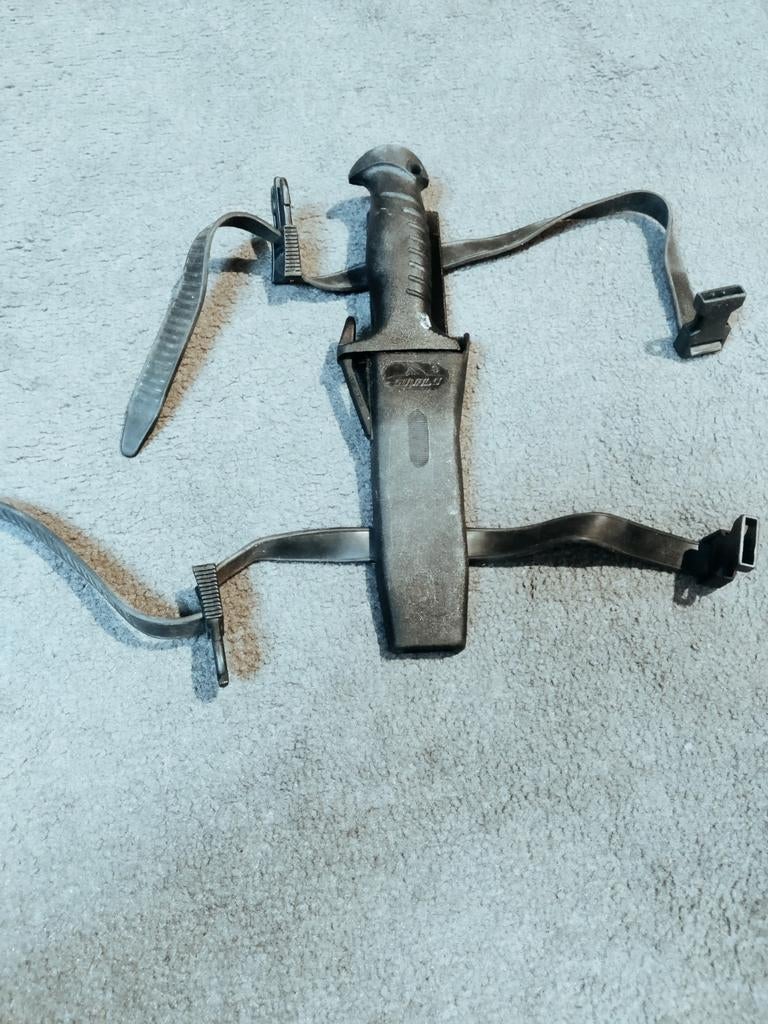 Duikmes met schede en beenbanden, Watersport en Boten, Duiken, Ophalen of Verzenden