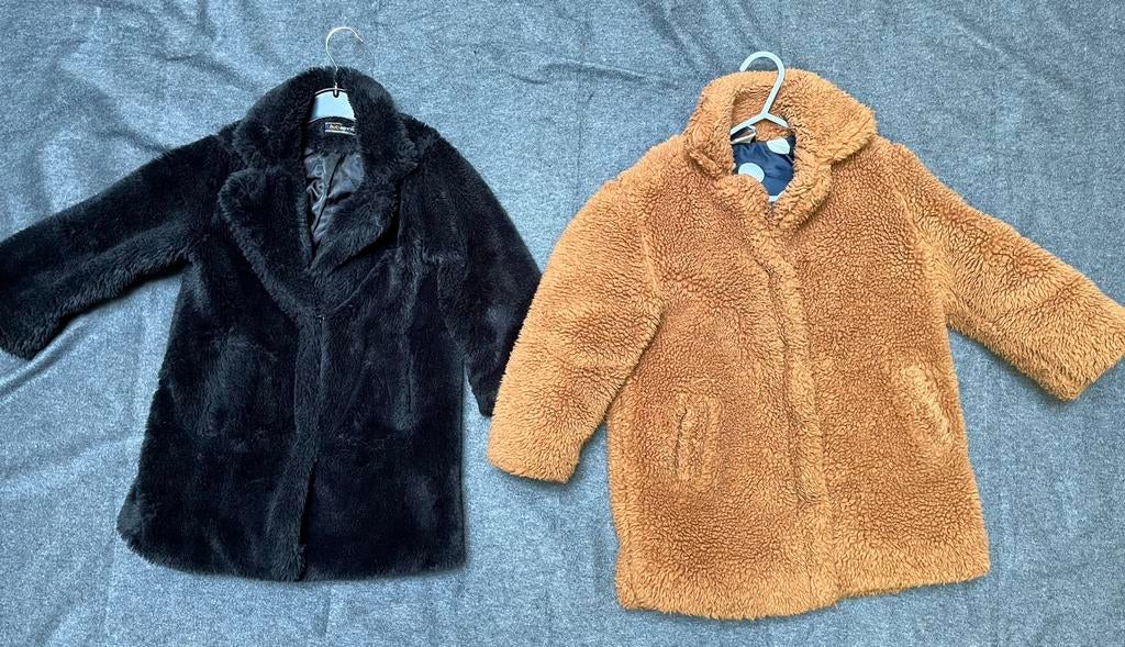 Teddy jassen 98-104 oa hema, Ophalen of Verzenden, Gebruikt, Meisje, Jas